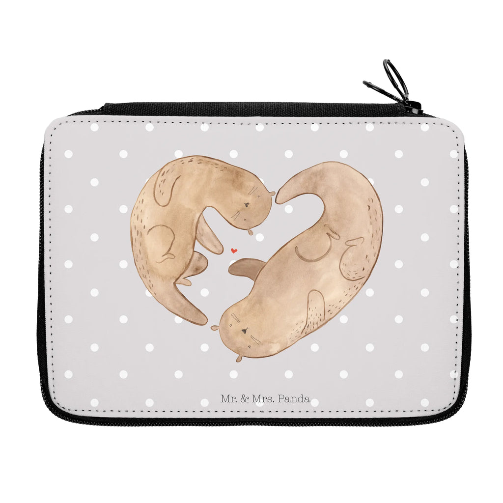 Federmappe Otter Herz Schule, Stifte Etui, Federmappe Einschulung, Geschenk, Motiv, Bestückte Federmappe, Büro Stifte Etui, Federmäppchen bedruckt, Federmappe, Grundschule, Schülerin, Einschulung, Stiftetasche, Stifterolle, Kinder Federmappe, Kind, Schüler, Federmäppchen, Otter, Fischotter, Seeotter, gemeinsames Leben, Jahrestag, Bessere Hälfte, Herz, Liebe, Liebesgeschenk, Hochzeitstag, Verlobung, Liebesbeweis, Love you