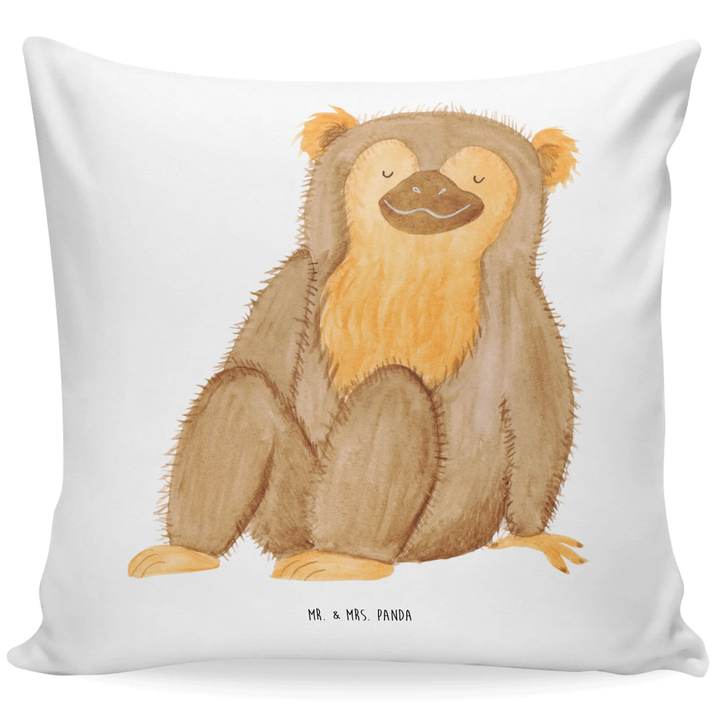 Cushion Monkey Pillow, bed, soft, cushion, couch, pillows, bedroom, 40 x 40, settee, sofa, pad, 40x40, pillow case, fluffy, Africa, monkey, self-esteem, respect, love, monkeys, self-confidence, motivation, selfcare, self-love