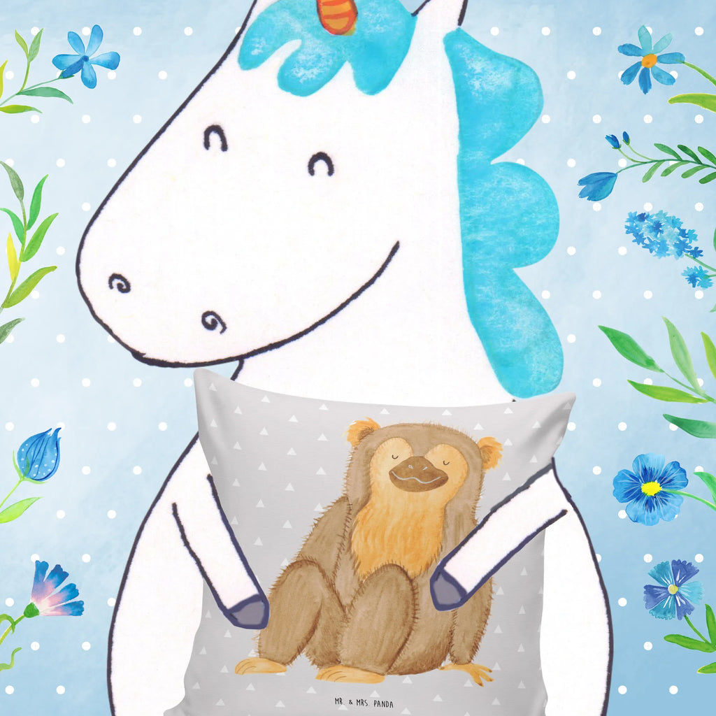 Cushion Monkey Pillow, bed, soft, cushion, couch, pillows, bedroom, 40 x 40, settee, sofa, pad, 40x40, pillow case, fluffy, Africa, monkey, self-esteem, respect, love, monkeys, self-confidence, motivation, selfcare, self-love