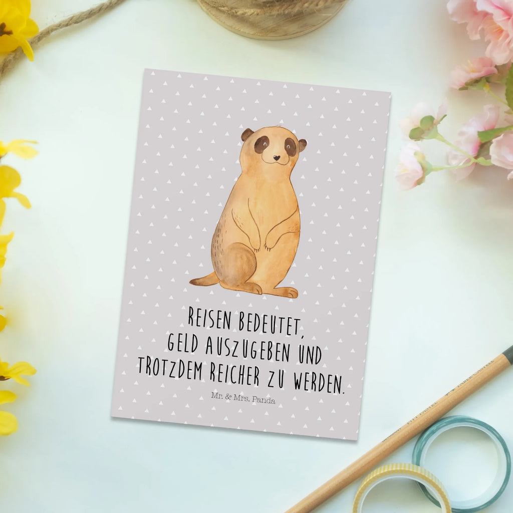 Postkarte Erdmännchen Karte, Geschenkkarte, Ansichtskarten, Einladungskarten Geburtstag, Einladung, Ansichtskarte, Grußkarte, Postkarte, Dankeskarte, Einladungskarte, Geburtstagskarte, Einladung Geburtstag, Afrika, Wildtiere, Erdmännchen, Weltreise, Afrikareise, Reisen, Spruch, Roadtrip, Traveling