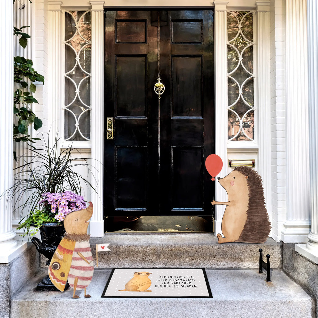 Doormat Meerkat Schuhabstreifer, Türvorleger, abstreifer, türmatten, hausmatte, Fussmatte, Schmutzfangmatte, außenmatte, fußmatte, Fußabstreifer, matte haustür, flurmatte, Abtreter, Schmutzfangteppich, Schmutzfänger, Eingangsmatte, Eingangsteppich, Sauberlaufmatte, Haustürmatte, schmutzfangmatten, Abtretmatte, Türmatte, sauberlaufmatten, Fußabtreter, Fußmatten, Schmutzmatte, Wildtiere, Afrika, Roadtrip, Spruch, Reisen, Afrikareise, Weltreise, Erdmännchen, Traveling