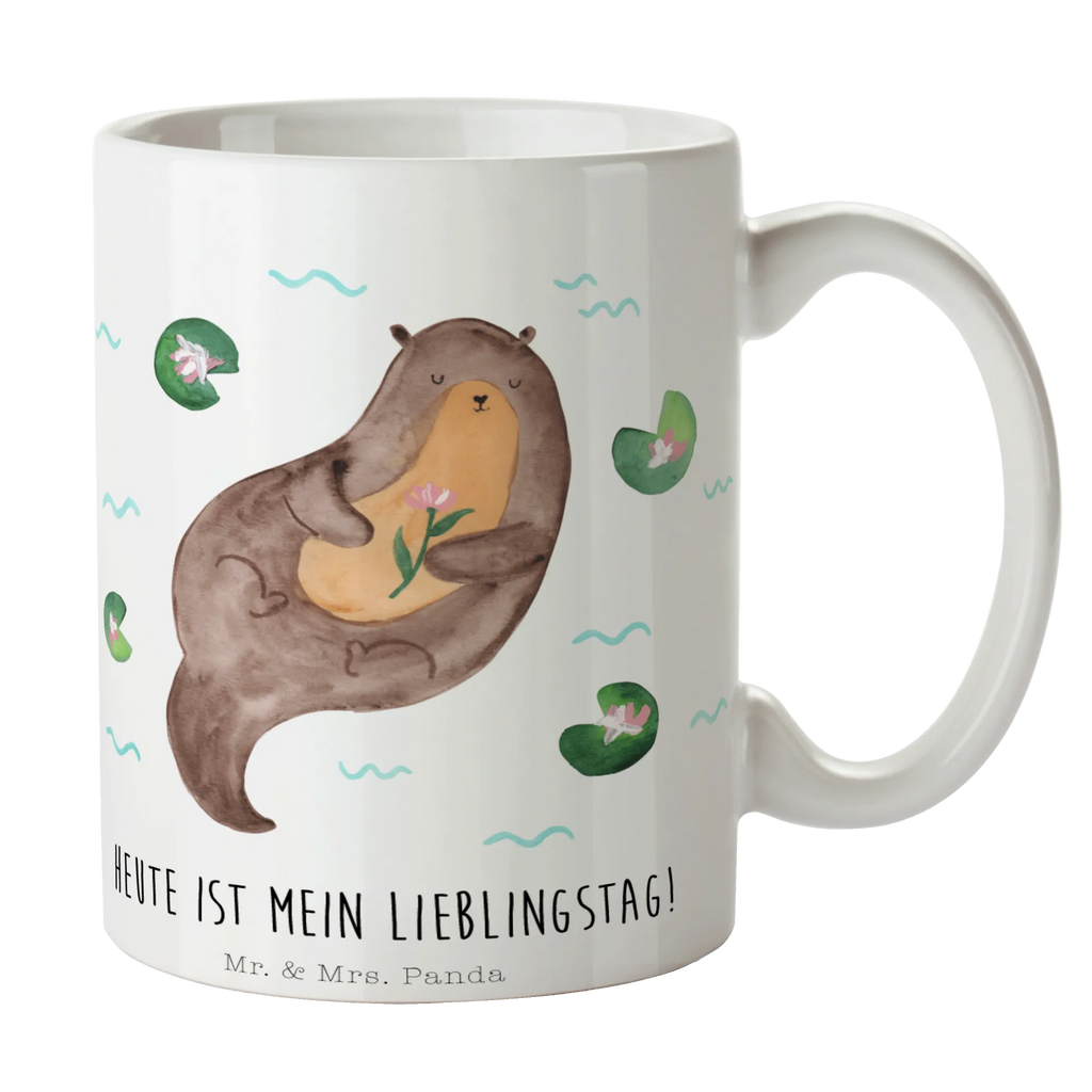 Mug otter Water Lily coffee mug, custom mug, office mug, personalized mug, mug with designs, porcelain mug, mug with quotes, mug, ceramic mug, latte mug, tea mug, gift mug, novelty mug, otter, marten, sea otter, European otter, water mammal, aquatic animal, baby otter, predator, water, otter gifts, animal lover, gift ideas for animal lovers, animal, mammal, water animal, gifts for people in love