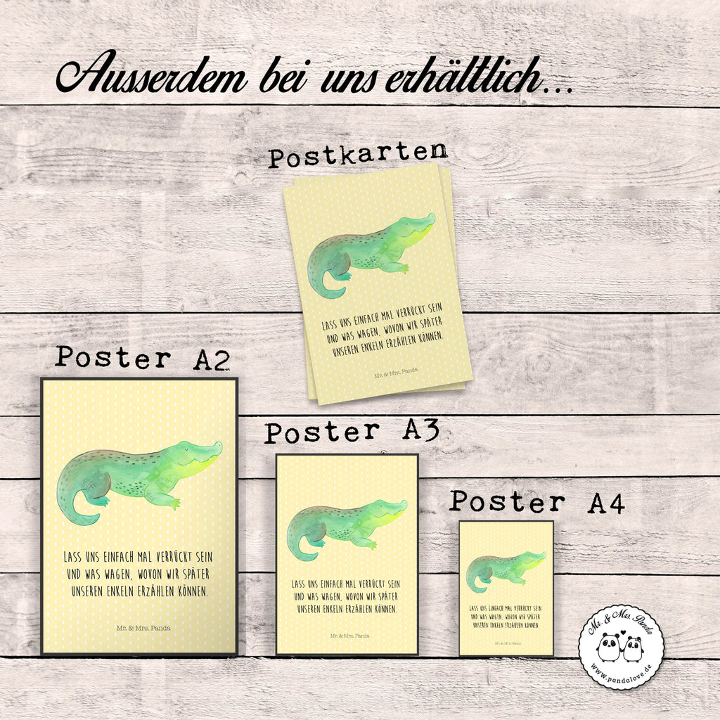 Poster Crocodile Plakat, grafikposter, wandkunst, Wanddekoration, Kunstdruck, kunstdruck poster, Wandschmuck, Poster, wanddeko, Wandposter, Wanddeko Bild, Deko Bild, Wandbild, wanddruck, Posterdruck, Bild, Designposter, Bild für Wand, drucke, kunstposter, Mr. & Mrs. Panda Poster, kunst für die wand, Meer, Meerestiere, Urlaub, Krokodile, Abenteuerlust, Beste Freundin, Verrückt sein, Krokodil, Freundin, Spontan sein, Lieblingsmensch, Reiselust