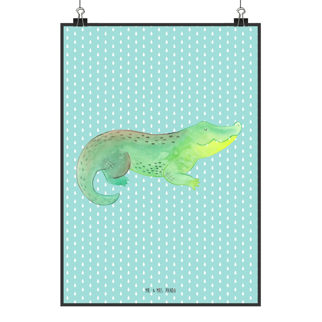Poster Crocodile Plakat, grafikposter, wandkunst, Wanddekoration, Kunstdruck, kunstdruck poster, Wandschmuck, Poster, wanddeko, Wandposter, Wanddeko Bild, Deko Bild, Wandbild, wanddruck, Posterdruck, Bild, Designposter, Bild für Wand, drucke, kunstposter, Mr. & Mrs. Panda Poster, kunst für die wand, Meer, Meerestiere, Urlaub, Krokodile, Abenteuerlust, Beste Freundin, Verrückt sein, Krokodil, Freundin, Spontan sein, Lieblingsmensch, Reiselust