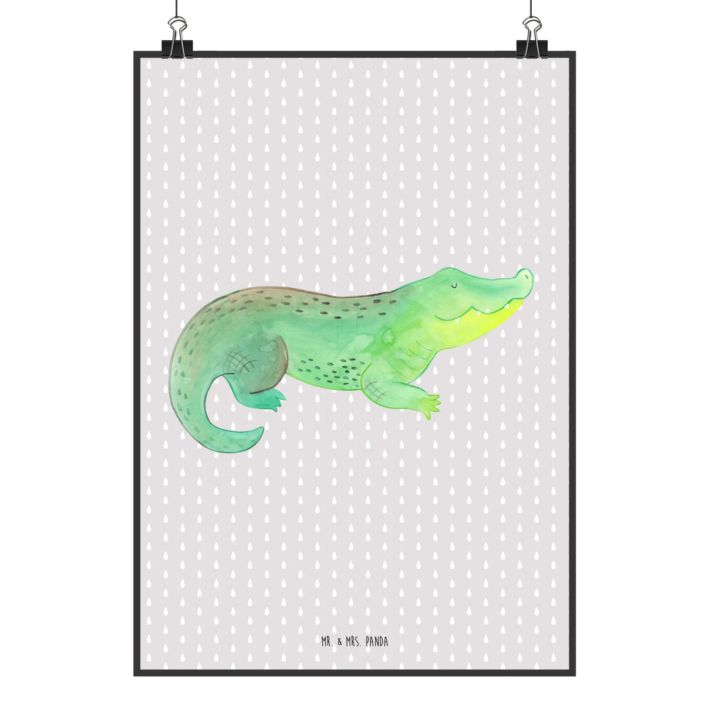 Poster Crocodile Plakat, grafikposter, wandkunst, Wanddekoration, Kunstdruck, kunstdruck poster, Wandschmuck, Poster, wanddeko, Wandposter, Wanddeko Bild, Deko Bild, Wandbild, wanddruck, Posterdruck, Bild, Designposter, Bild für Wand, drucke, kunstposter, Mr. & Mrs. Panda Poster, kunst für die wand, Meer, Meerestiere, Urlaub, Krokodile, Abenteuerlust, Beste Freundin, Verrückt sein, Krokodil, Freundin, Spontan sein, Lieblingsmensch, Reiselust