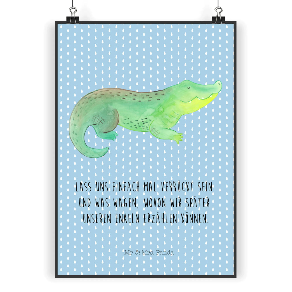 Poster Crocodile Plakat, grafikposter, wandkunst, Wanddekoration, Kunstdruck, kunstdruck poster, Wandschmuck, Poster, wanddeko, Wandposter, Wanddeko Bild, Deko Bild, Wandbild, wanddruck, Posterdruck, Bild, Designposter, Bild für Wand, drucke, kunstposter, Mr. & Mrs. Panda Poster, kunst für die wand, Meer, Meerestiere, Urlaub, Krokodile, Abenteuerlust, Beste Freundin, Verrückt sein, Krokodil, Freundin, Spontan sein, Lieblingsmensch, Reiselust