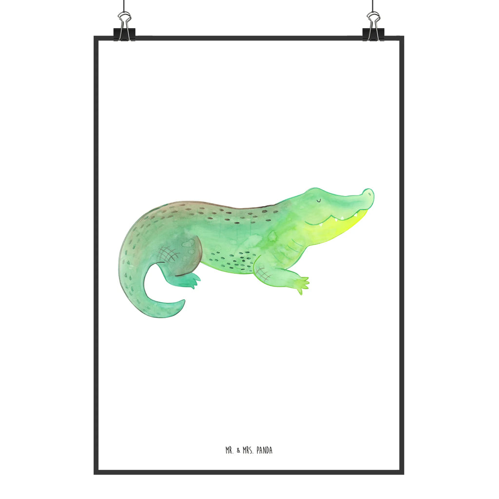 Poster Crocodile Plakat, grafikposter, wandkunst, Wanddekoration, Kunstdruck, kunstdruck poster, Wandschmuck, Poster, wanddeko, Wandposter, Wanddeko Bild, Deko Bild, Wandbild, wanddruck, Posterdruck, Bild, Designposter, Bild für Wand, drucke, kunstposter, Mr. & Mrs. Panda Poster, kunst für die wand, Meer, Meerestiere, Urlaub, Krokodile, Abenteuerlust, Beste Freundin, Verrückt sein, Krokodil, Freundin, Spontan sein, Lieblingsmensch, Reiselust