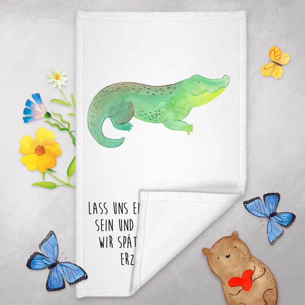 Gästehandtuch Krokodil Hochwertiges Handtuch 50x100, Klassisches Handtuch 50x100, Handtuch Aus Baumwolle 50x100, Handtuch Größe 50x100, Handtuch 50x100, Weiches Handtuch 50x100, Handtuch Für Sport 50x100, Handtuch Für Badezimmer 50x100, Handtuch Mit Muster 50x100, Weißes Handtuch 50x100, Handtuch Für Küche 50x100, Modernes Handtuch 50x100, Mikrofaser Handtuch 50x100, Handtuch Für Reise 50x100, Handtuch Mit Bordüre 50x100, Handtuch Geschenk 50x100, Handtuch Für Gäste-WC 50x100, Baumwollhandtuch 50x100, Waschbares Handtuch 50x100, Handtuch Aus Bio Baumwolle, Unifarbenes Handtuch 50x100, Graues Handtuch 50x100, Handtuch Set 50x100, Buntes Handtuch 50x100, Mittelgroßes Handtuch, Nachhaltiges Handtuch 50x100, Handtuch Für Alltag 50x100, Saugfähiges Handtuch 50x100, Umweltfreundliches Handtuch 50x100, Pflegeleichtes Handtuch 50x100, Meerestiere, Meer, Urlaub, Freundin, Krokodile, Reiselust, Krokodil, Lieblingsmensch, verrückt sein, spontan sein, beste Freundin, Abenteuerlust