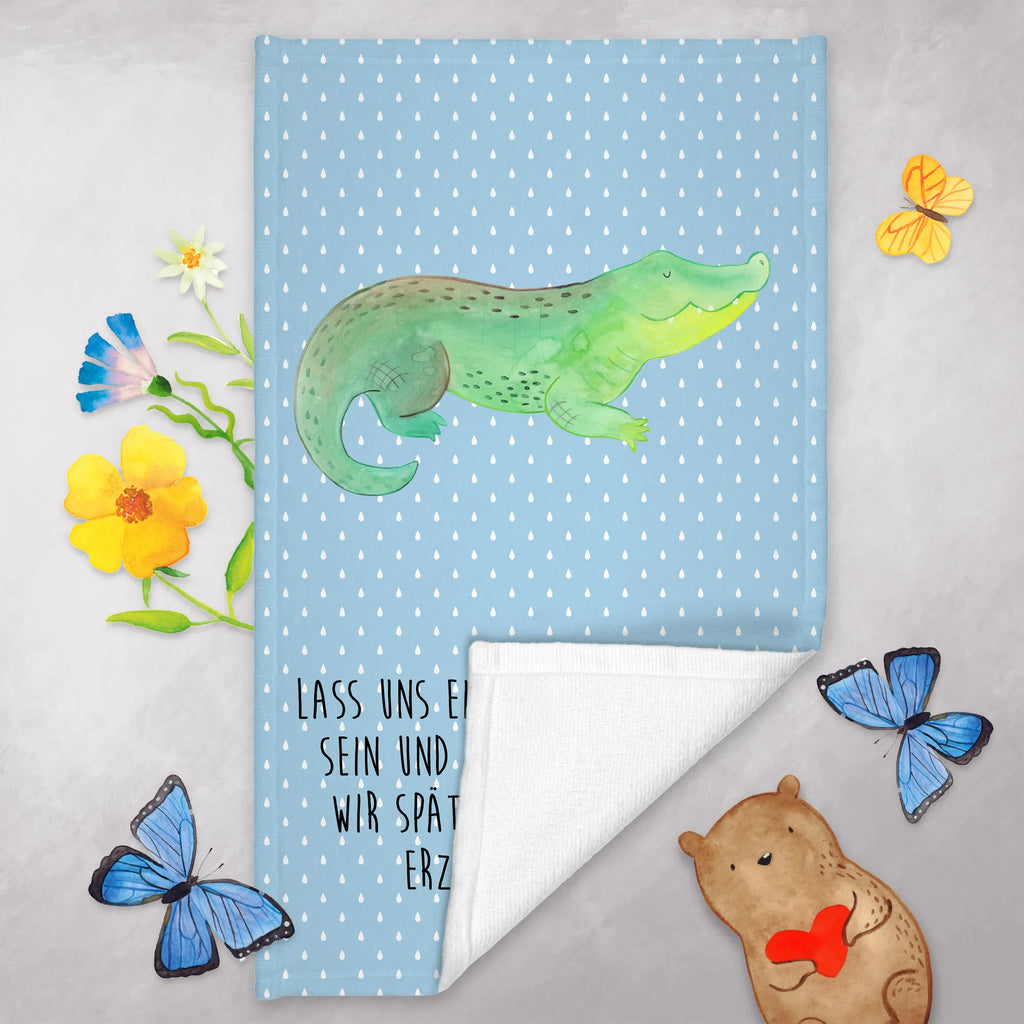 Gästehandtuch Krokodil Hochwertiges Handtuch 50x100, Klassisches Handtuch 50x100, Handtuch Aus Baumwolle 50x100, Handtuch Größe 50x100, Handtuch 50x100, Weiches Handtuch 50x100, Handtuch Für Sport 50x100, Handtuch Für Badezimmer 50x100, Handtuch Mit Muster 50x100, Weißes Handtuch 50x100, Handtuch Für Küche 50x100, Modernes Handtuch 50x100, Mikrofaser Handtuch 50x100, Handtuch Für Reise 50x100, Handtuch Mit Bordüre 50x100, Handtuch Geschenk 50x100, Handtuch Für Gäste-WC 50x100, Baumwollhandtuch 50x100, Waschbares Handtuch 50x100, Handtuch Aus Bio Baumwolle, Unifarbenes Handtuch 50x100, Graues Handtuch 50x100, Handtuch Set 50x100, Buntes Handtuch 50x100, Mittelgroßes Handtuch, Nachhaltiges Handtuch 50x100, Handtuch Für Alltag 50x100, Saugfähiges Handtuch 50x100, Umweltfreundliches Handtuch 50x100, Pflegeleichtes Handtuch 50x100, Meerestiere, Meer, Urlaub, Freundin, Krokodile, Reiselust, Krokodil, Lieblingsmensch, verrückt sein, spontan sein, beste Freundin, Abenteuerlust