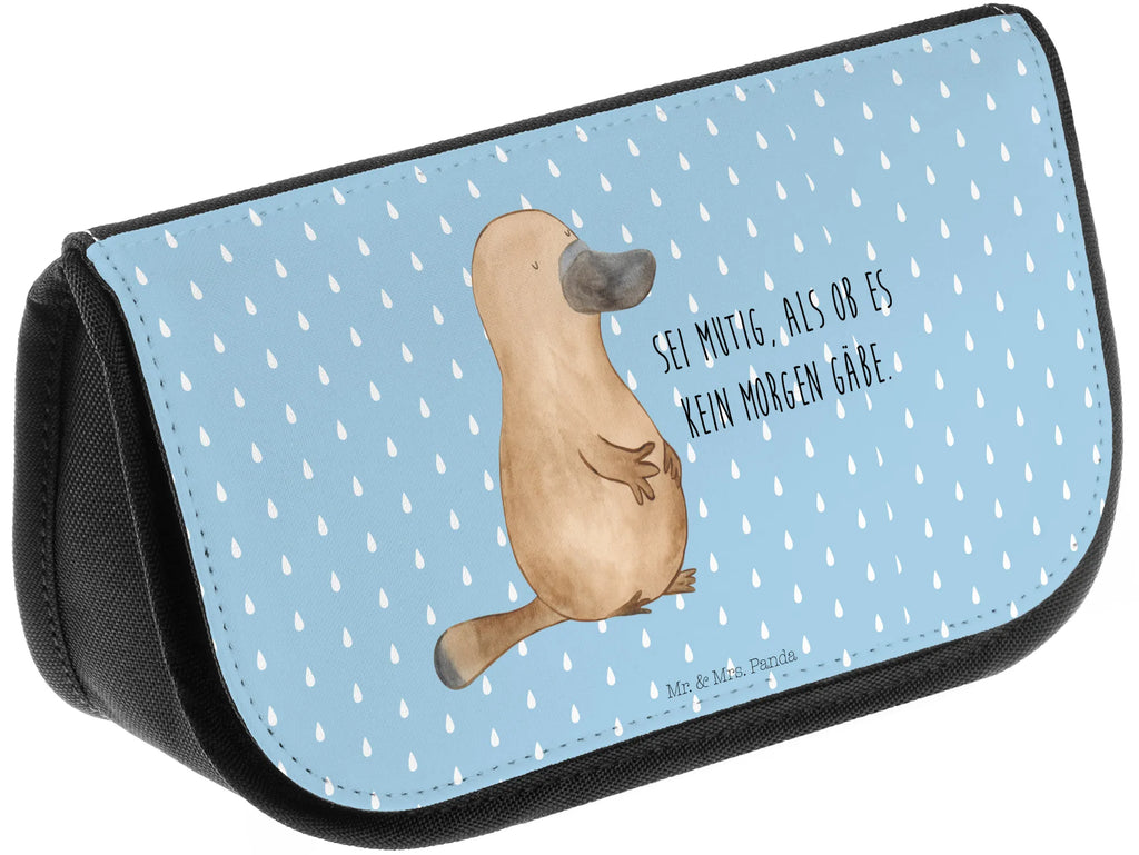 Kosmetiktasche Schnabeltier Mut Beauty Bag, kulturtäschchen, Schminkbeutel, Make-Up Bag, Schminktasche, Necessaire, utensilientasche, kosmetik beutel, Waschtasche, Kulturbeutel, Toilettentasche, beauty tasche, zubehörtasche, bad tasche, hygiene tasche, Beautybag, Organizer Tasche, reiseschminktasche, beauty case, toilettenbeutel, Kulturtasche, Waschbeutel, reise kosmetiktasche, kleines Täschchen, kosmetiktäschchen, Kosmetiktasche, Schminktäschchen, Reisenecessaires, Urlaub, Meer, Meerestiere, Neuanfang, Schnabeltiere, Büro, Arbeit, mutig, Lebensweisheit, Neustart, Raodtrip, Weltreise, Training, Schnabeltier, Motivation, Mut