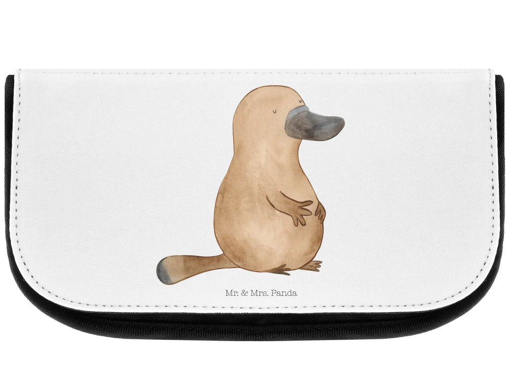 Kosmetiktasche Schnabeltier Mut Beauty Bag, kulturtäschchen, Schminkbeutel, Make-Up Bag, Schminktasche, Necessaire, utensilientasche, kosmetik beutel, Waschtasche, Kulturbeutel, Toilettentasche, beauty tasche, zubehörtasche, bad tasche, hygiene tasche, Beautybag, Organizer Tasche, reiseschminktasche, beauty case, toilettenbeutel, Kulturtasche, Waschbeutel, reise kosmetiktasche, kleines Täschchen, kosmetiktäschchen, Kosmetiktasche, Schminktäschchen, Reisenecessaires, Urlaub, Meer, Meerestiere, Neuanfang, Schnabeltiere, Büro, Arbeit, mutig, Lebensweisheit, Neustart, Raodtrip, Weltreise, Training, Schnabeltier, Motivation, Mut