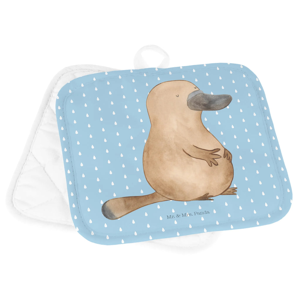 2er Set Topflappen  Schnabeltier Mut Topfhandschuhe, 2er Set Topflappen, topfhalter, Topflappen Set, Topflappen, Topflappen 2er Set, Topfuntersetzer, Topflappenset, Urlaub, Meer, Meerestiere, Motivation, Training, mutig, Neuanfang, Büro, Weltreise, Mut, Neustart, Schnabeltiere, Arbeit, Raodtrip, Lebensweisheit, Schnabeltier