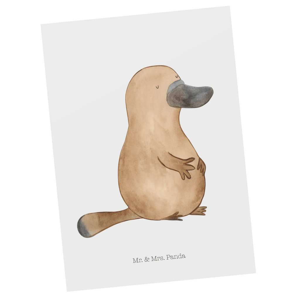 Postkarte Schnabeltier mutig Postkarte, Einladung Geburtstag, Karte, Einladungskarten Geburtstag, Ansichtskarte, Grußkarte, Einladung, Ansichtskarten, Dankeskarte, Einladungskarte, Geschenkkarte, Geburtstagskarte, Meerestiere, Meer, Urlaub, Schnabeltier, Motivation, Weltreise, Neustart, Lebensweisheit, Schnabeltiere, Neuanfang, Arbeit, Büro, mutig, Training, Raodtrip, Mut