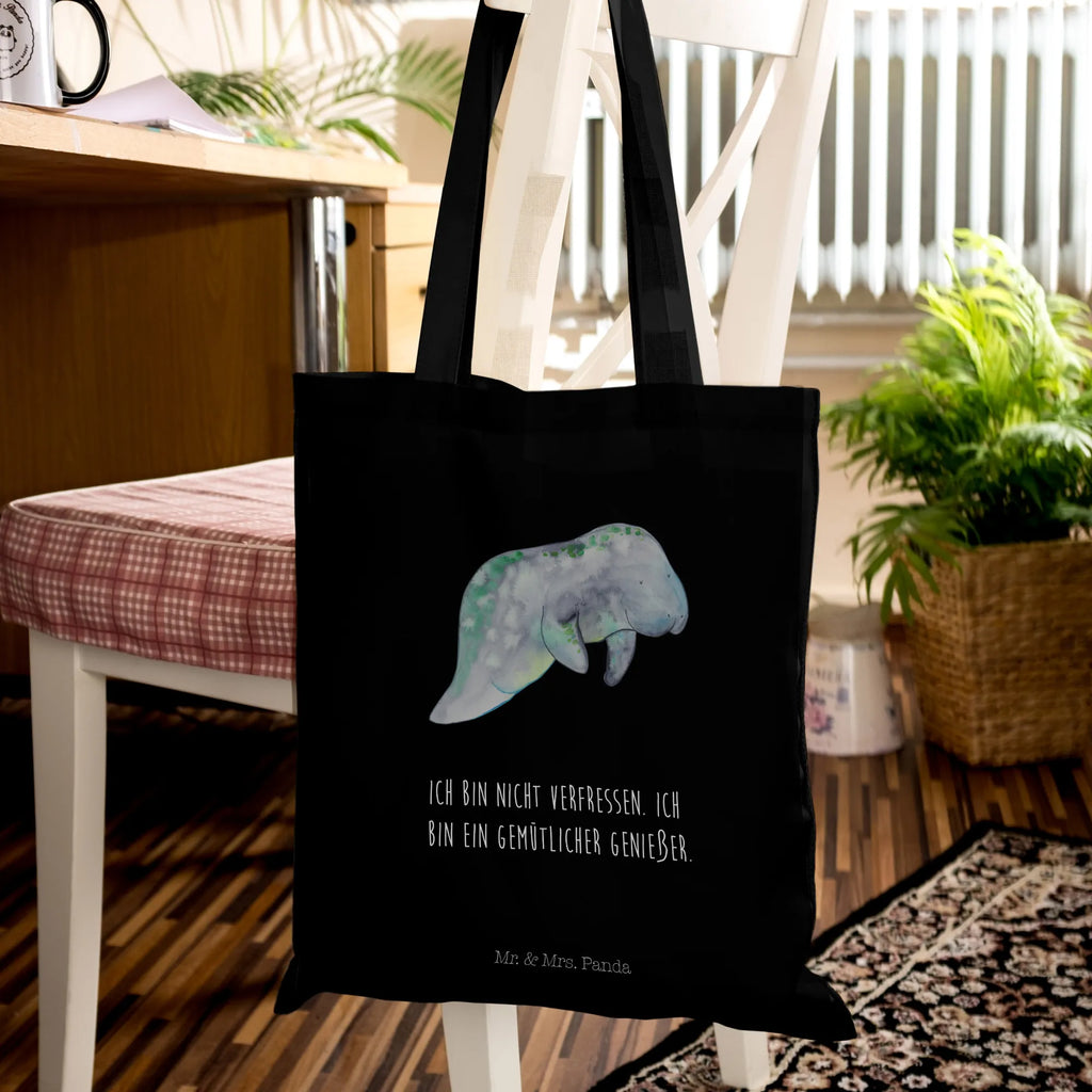 Tote bag manatee Relax cloth bag, pouch, cotton bag, shopper, jute bag, shopping bag, shoulder bag, bag, Carrier bag, Seafood, aquatic animals, ocean, sea, fish, shells, corals, reef, whale, narwhal, sea urchin, lobster, platypus, turtle, manatee, crocodile, orca, shrimp, gifts for seafood lovers, water world, underwater animals, underwater world, vacation, deep sea, seafood fans, gift ideas, seafood decoration, seafood posters, diet, losing weight, sweets, food, sugar, diet mania, manatees