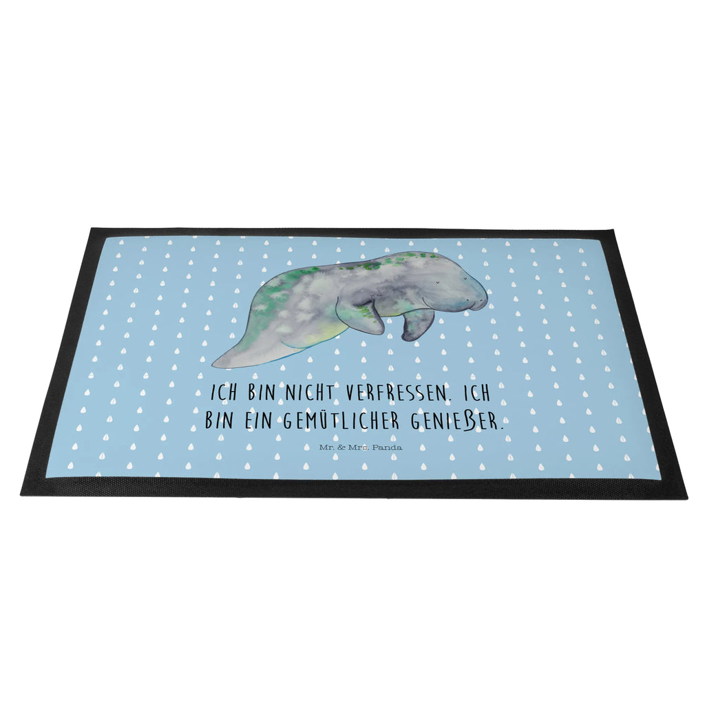 Doormat manatee Relax Sauberlaufmatte, sauberlaufmatten, Haustürmatte, Schuhabstreifer, Schmutzfangmatte, Fußabtreter, schmutzfangmatten, Türvorleger, flurmatte, fußmatte, matte haustür, Schmutzmatte, Schmutzfänger, Fussmatte, außenmatte, Abtreter, Fußabstreifer, hausmatte, abstreifer, Schmutzfangteppich, türmatten, Abtretmatte, Eingangsmatte, Türmatte, Fußmatten, Eingangsteppich, Meer, Urlaub, Meerestiere, Süßigkeiten, Seekühe, Diätwahn, Abnehmen, Diät, Zucker, Seekuh, Essen