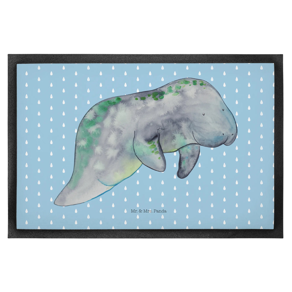 Doormat manatee Relax Sauberlaufmatte, sauberlaufmatten, Haustürmatte, Schuhabstreifer, Schmutzfangmatte, Fußabtreter, schmutzfangmatten, Türvorleger, flurmatte, fußmatte, matte haustür, Schmutzmatte, Schmutzfänger, Fussmatte, außenmatte, Abtreter, Fußabstreifer, hausmatte, abstreifer, Schmutzfangteppich, türmatten, Abtretmatte, Eingangsmatte, Türmatte, Fußmatten, Eingangsteppich, Meer, Urlaub, Meerestiere, Süßigkeiten, Seekühe, Diätwahn, Abnehmen, Diät, Zucker, Seekuh, Essen