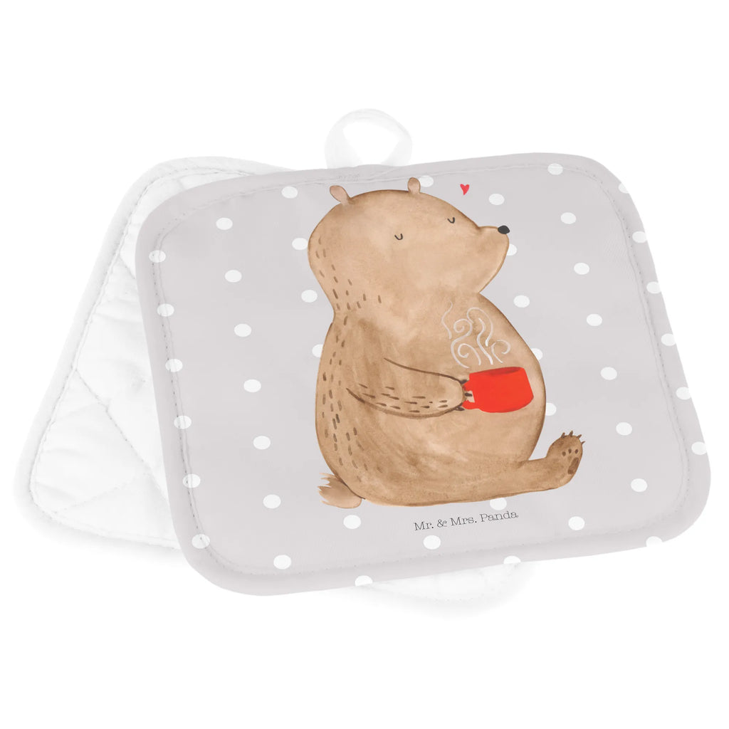 2er Set Topflappen  Bär Kaffee 2er Set Topflappen, Topfhandschuhe, topfhalter, Topflappen 2er Set, Topfuntersetzer, Topflappen Set, Topflappenset, Topflappen, Teddy, Teddybär, Bär, Welt Erobern, Morgenroutine, Motivation, Kaffee, Welt Retten, Bären, Guten Morgen, Coffee
