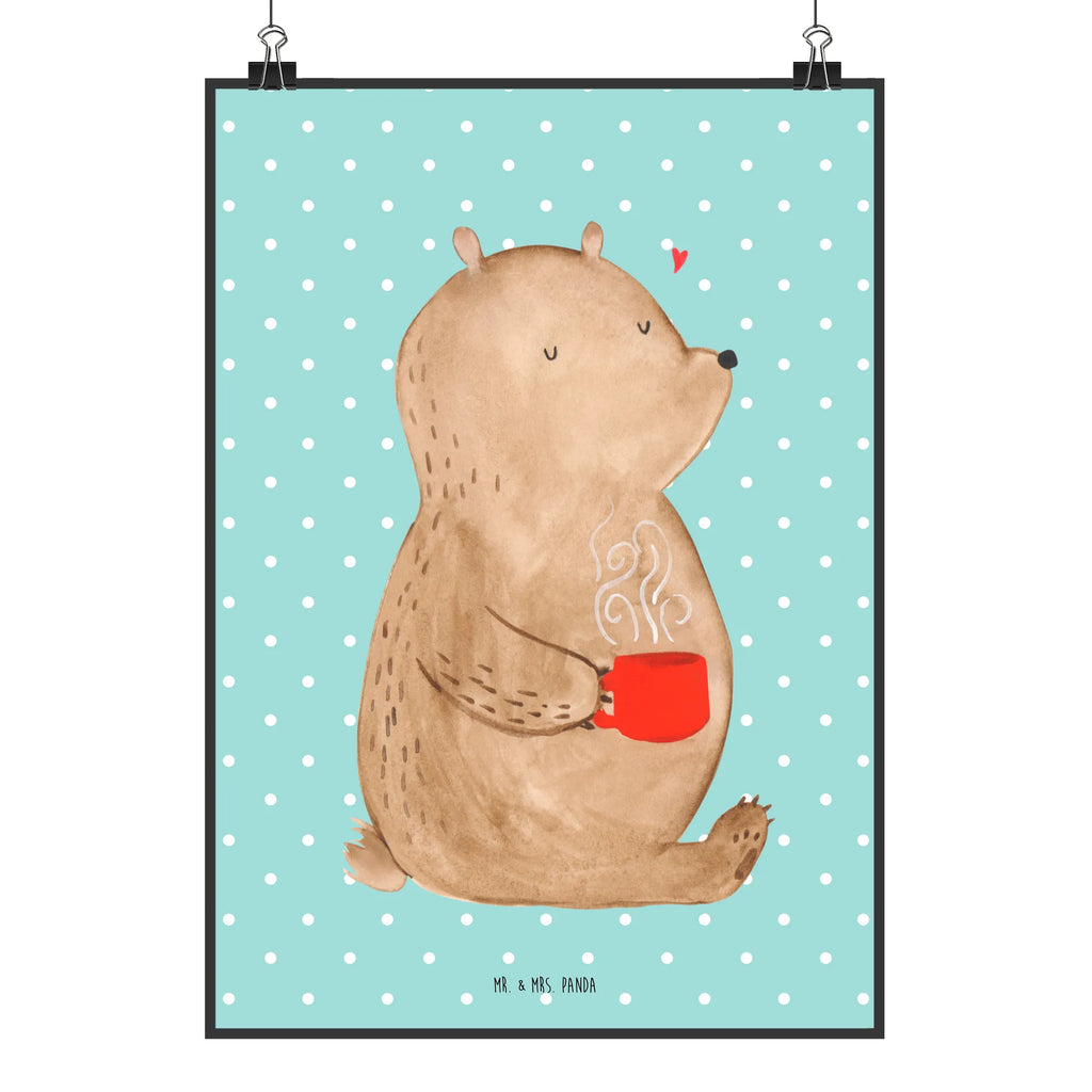 Plakat Niedźwiedź kawa Wandbild, Wanddekoration, wandkunst, Mr. & Mrs. Panda Poster, wanddruck, kunst für die wand, Deko Bild, Designposter, Poster, kunstdruck poster, Wandposter, wanddeko, Wanddeko Bild, drucke, kunstposter, Wandschmuck, Posterdruck, Bild für Wand, Plakat, grafikposter, Kunstdruck, Bild, Teddybär, Bär, Teddy, Kaffee, Welt Erobern, Morgenroutine, Guten Morgen, Coffee, Bären, Motivation, Welt Retten