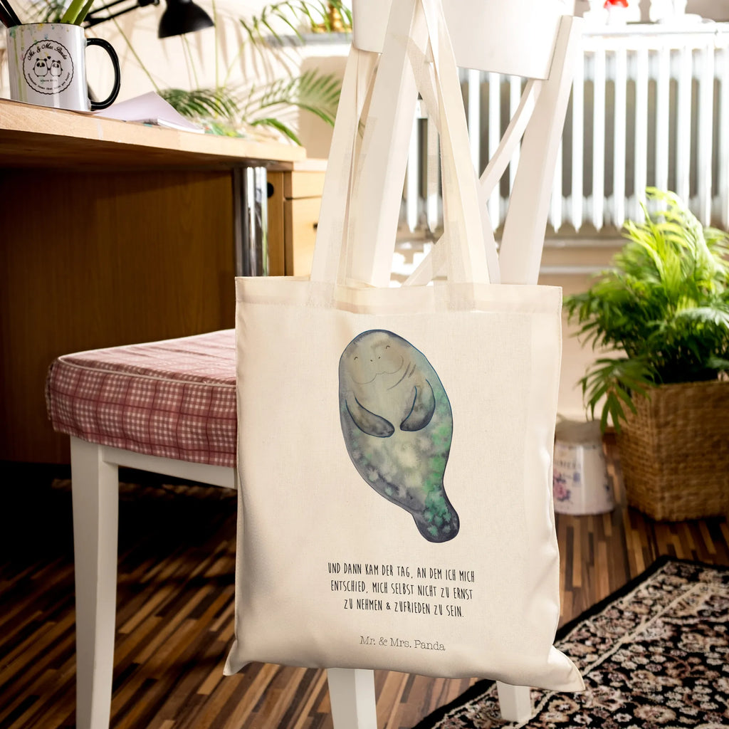 Tote bag manatee happy shoulder bag, Carrier bag, jute bag, pouch, cloth bag, bag, cotton bag, shopping bag, shopper, Seafood, aquatic animals, ocean, sea, fish, shells, corals, reef, whale, narwhal, sea urchin, lobster, platypus, turtle, manatee, crocodile, orca, shrimp, gifts for seafood lovers, water world, underwater animals, underwater world, vacation, deep sea, seafood fans, gift ideas, seafood decoration, seafood posters, Lovesickness, Respect, Manatee, Satisfaction, Self-love, New start, Manatees, New beginning, Carefulness, Girlfriend