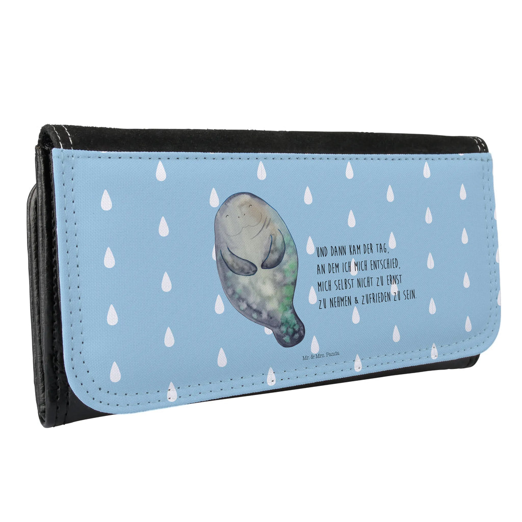 Ladies purse manatee happy Wallet, Purse, Wallets, XXL, Large, Ladies, Seafood, aquatic animals, ocean, sea, fish, shells, corals, reef, whale, narwhal, sea urchin, lobster, platypus, turtle, manatee, crocodile, orca, shrimp, gifts for seafood lovers, water world, underwater animals, underwater world, vacation, deep sea, seafood fans, gift ideas, seafood decoration, seafood posters, Manatees, Girlfriend, Manatee, Self-love, Respect, New beginning, Satisfaction, Carefulness, Lovesickness, New start
