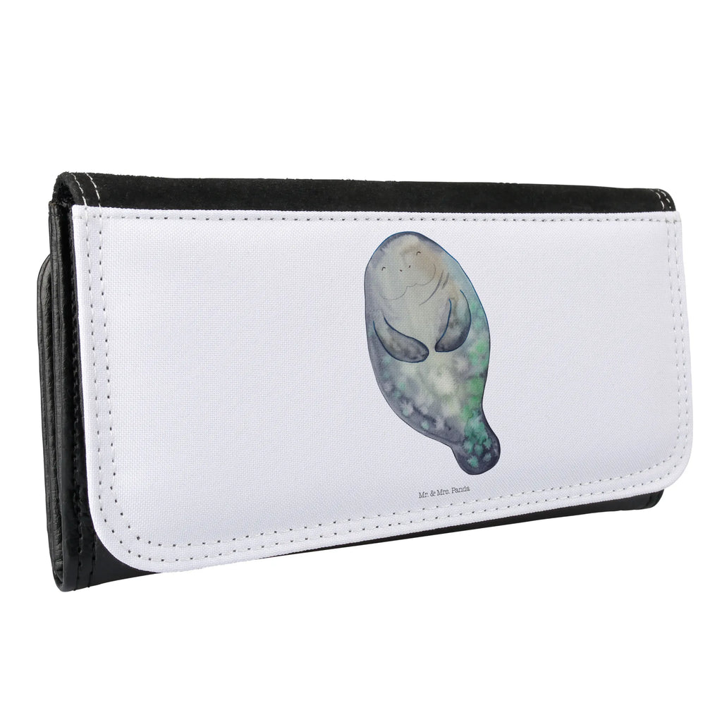 Ladies purse manatee happy Wallet, Purse, Wallets, XXL, Large, Ladies, Seafood, aquatic animals, ocean, sea, fish, shells, corals, reef, whale, narwhal, sea urchin, lobster, platypus, turtle, manatee, crocodile, orca, shrimp, gifts for seafood lovers, water world, underwater animals, underwater world, vacation, deep sea, seafood fans, gift ideas, seafood decoration, seafood posters, Manatees, Girlfriend, Manatee, Self-love, Respect, New beginning, Satisfaction, Carefulness, Lovesickness, New start