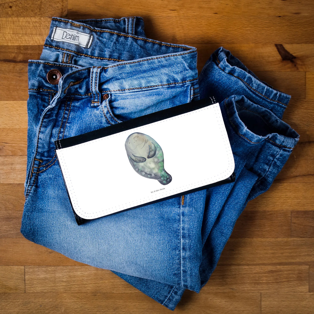 Ladies purse manatee happy Wallet, Purse, Wallets, XXL, Large, Ladies, Seafood, aquatic animals, ocean, sea, fish, shells, corals, reef, whale, narwhal, sea urchin, lobster, platypus, turtle, manatee, crocodile, orca, shrimp, gifts for seafood lovers, water world, underwater animals, underwater world, vacation, deep sea, seafood fans, gift ideas, seafood decoration, seafood posters, Manatees, Girlfriend, Manatee, Self-love, Respect, New beginning, Satisfaction, Carefulness, Lovesickness, New start