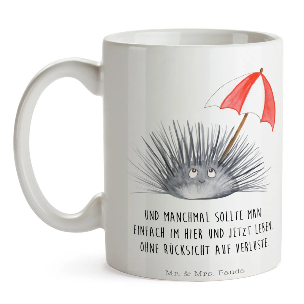 Kubek Jeżowiec Bürotasse, Geschenktasse, Tasse, Teetasse, Porzellantasse, Kaffeetasse, Tasse mit Motiven, Keramiktasse, Tasse mit Zitaten, Meerestiere, Meer, Urlaub, Selbstliebe, Achtsamkeit, Hier und Jetzt, Seeigel, Lebe, Selbstakzeptanz, Leben