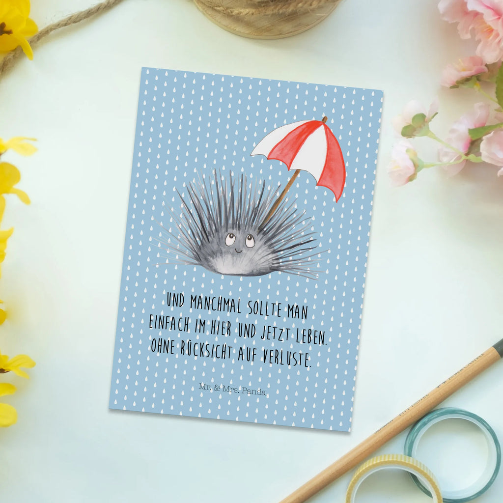 Postcard Sea urchins kunstkarte, Designkarte, Motivkarte, bildkarte, Postkarten, spruchkarte, Kunstkarten, Grußkarte, Postkarte, Fotokarte, Ansichtskarte, einzelkarte, Ansichtskarten, Meer, Urlaub, Meerestiere, Leben, Hier und Jetzt, Seeigel, Selbstakzeptanz, Selbstliebe, Lebe, Achtsamkeit