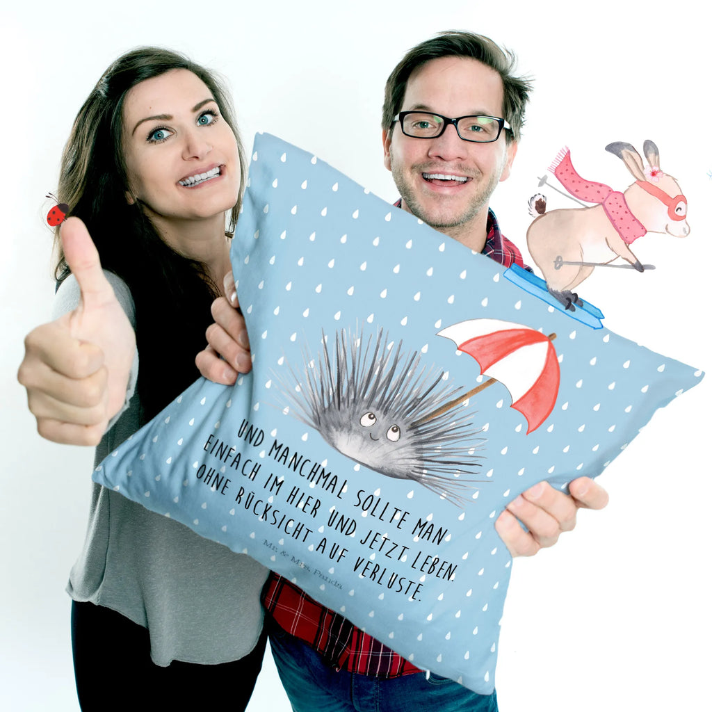 40x40 poduszka Jeżowiec Zwierzeta morskie, Morze, Wakacje