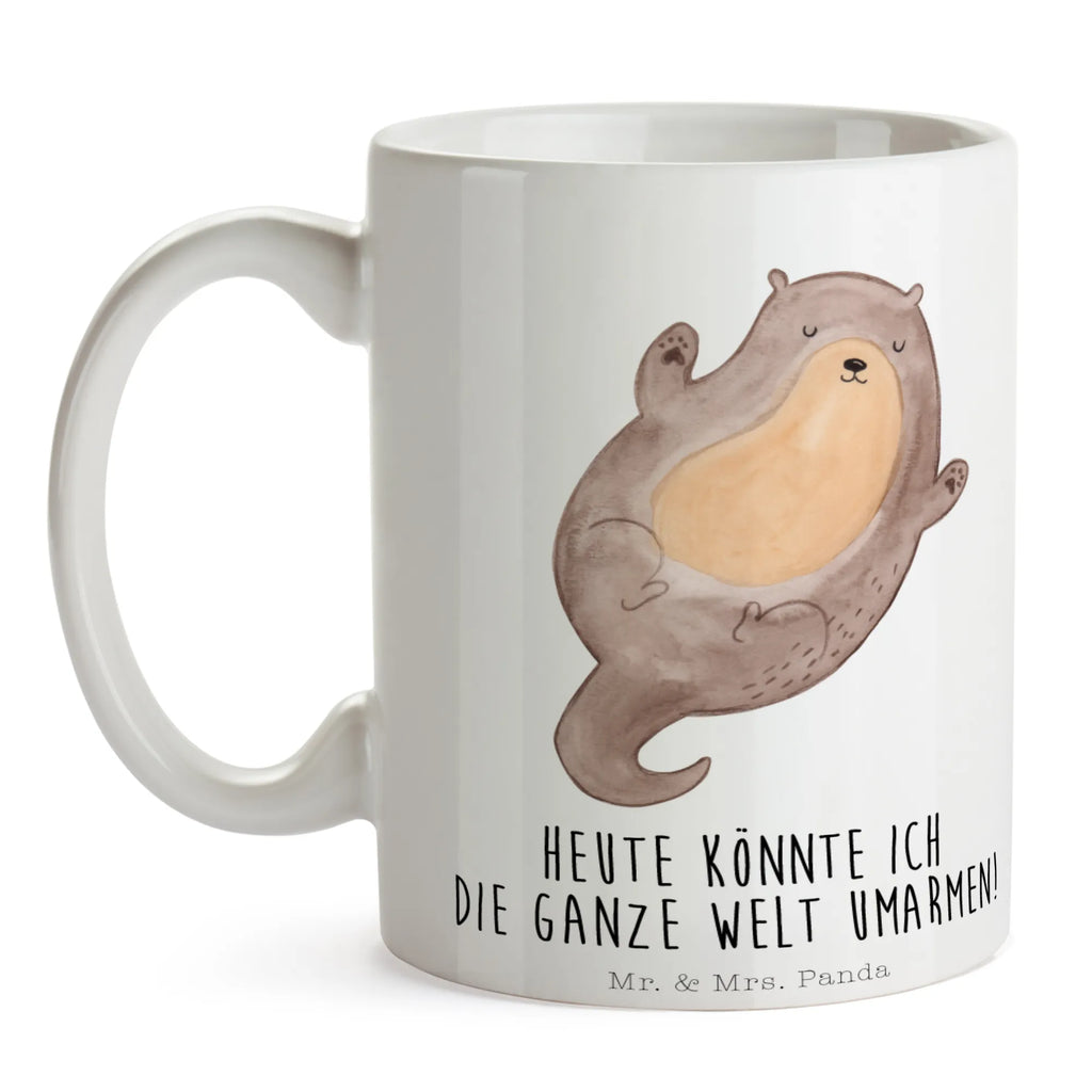 Mug otter Embrace ceramic mug, mug with designs, gift mug, custom mug, coffee mug, novelty mug, tea mug, mug with quotes, latte mug, personalized mug, porcelain mug, mug, office mug, otter, marten, sea otter, European otter, water mammal, aquatic animal, baby otter, predator, water, otter gifts, animal lover, gift ideas for animal lovers, animal, mammal, water animal, gifts for people in love, Otter Sea Otter Lake Otter