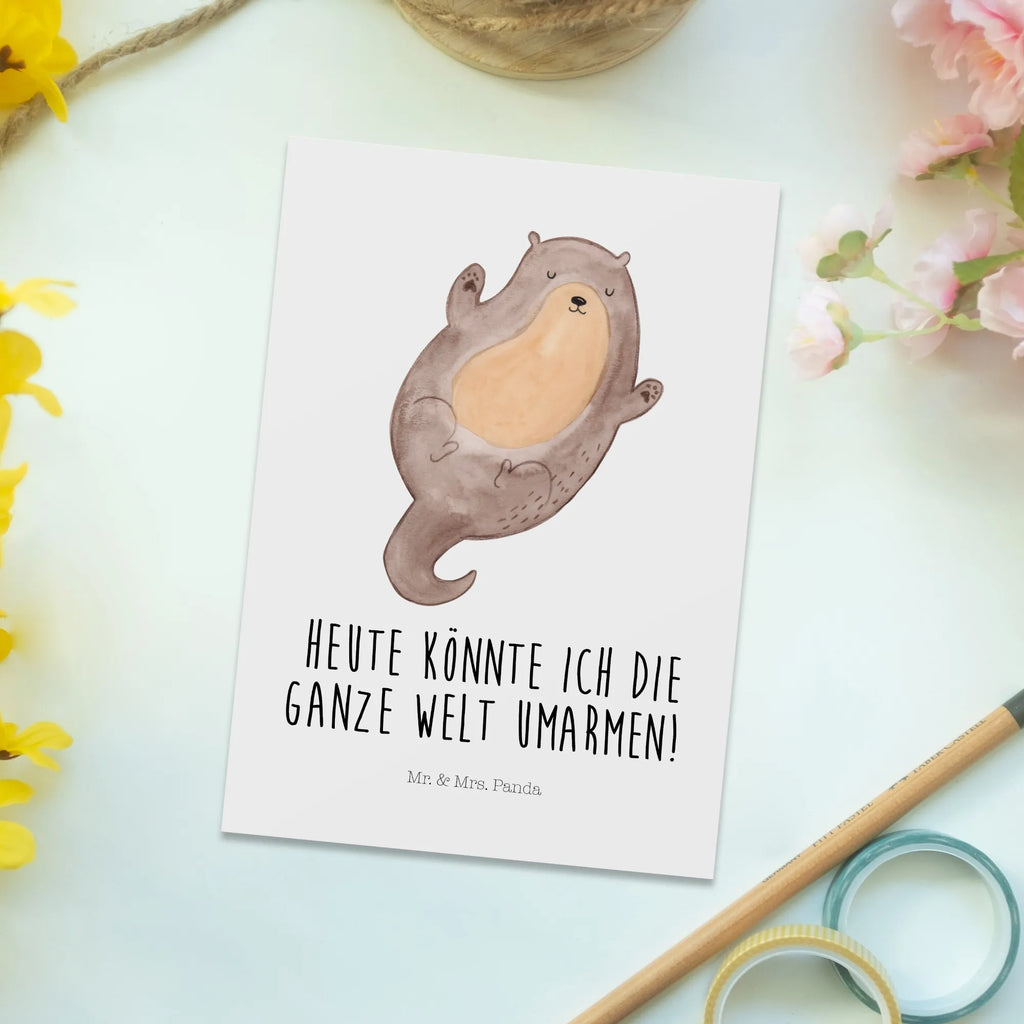 Postkarte Otter Umarmen Einladungskarten Geburtstag, Geschenkkarte, Karte, Postkarte, Ansichtskarten, Einladung Geburtstag, Einladungskarte, Dankeskarte, Ansichtskarte, Grußkarte, Einladung, Geburtstagskarte, Otter, Fischotter, Seeotter, Otter Seeotter See Otter