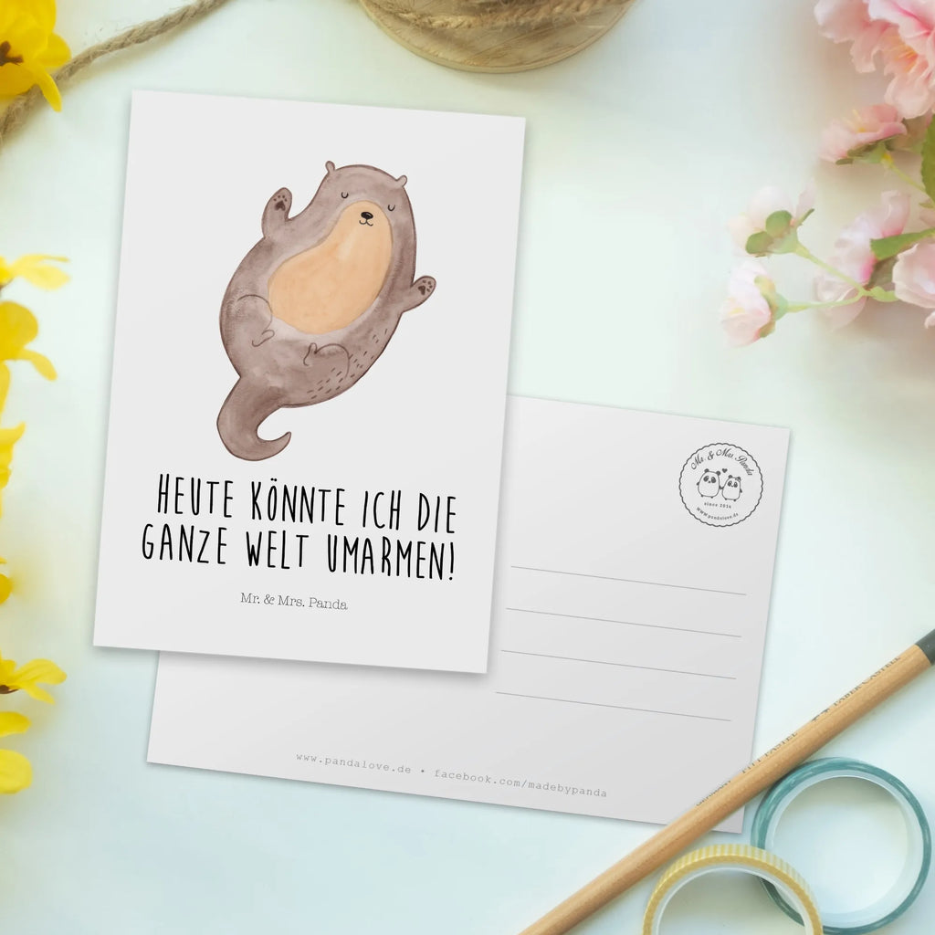 Postkarte Otter Umarmen Einladungskarten Geburtstag, Geschenkkarte, Karte, Postkarte, Ansichtskarten, Einladung Geburtstag, Einladungskarte, Dankeskarte, Ansichtskarte, Grußkarte, Einladung, Geburtstagskarte, Otter, Fischotter, Seeotter, Otter Seeotter See Otter