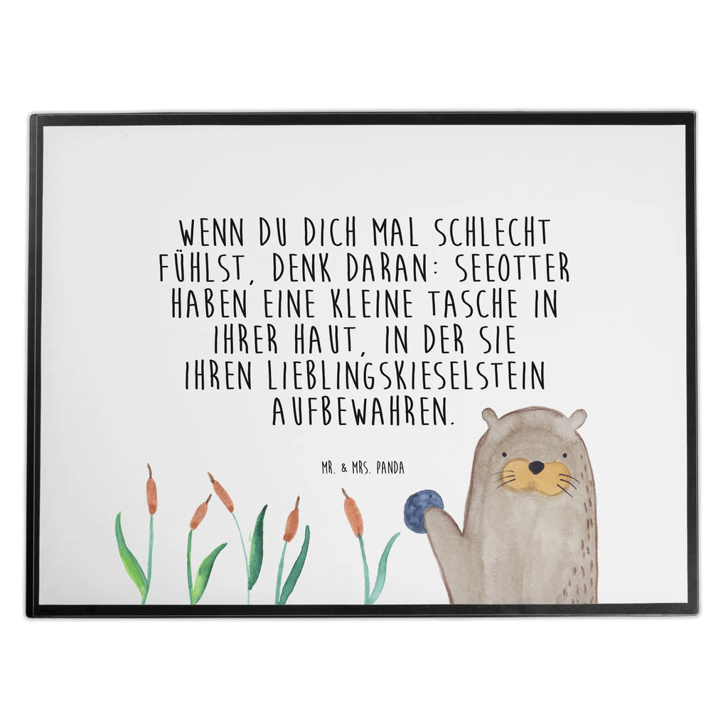 Desk pad otter Stone Schreibwaren, Schreibtischunterlage Groß, Büroartikel, Schreibtisch Unterlagen, Schreibtischauflage, Bürobedarf, Schreibunterlage, Otter, Fischotter, Seeotter, Otter Seeotter See Otter