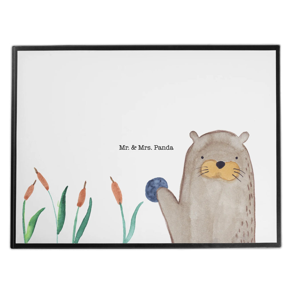 Desk pad otter Stone Schreibwaren, Schreibtischunterlage Groß, Büroartikel, Schreibtisch Unterlagen, Schreibtischauflage, Bürobedarf, Schreibunterlage, Otter, Fischotter, Seeotter, Otter Seeotter See Otter