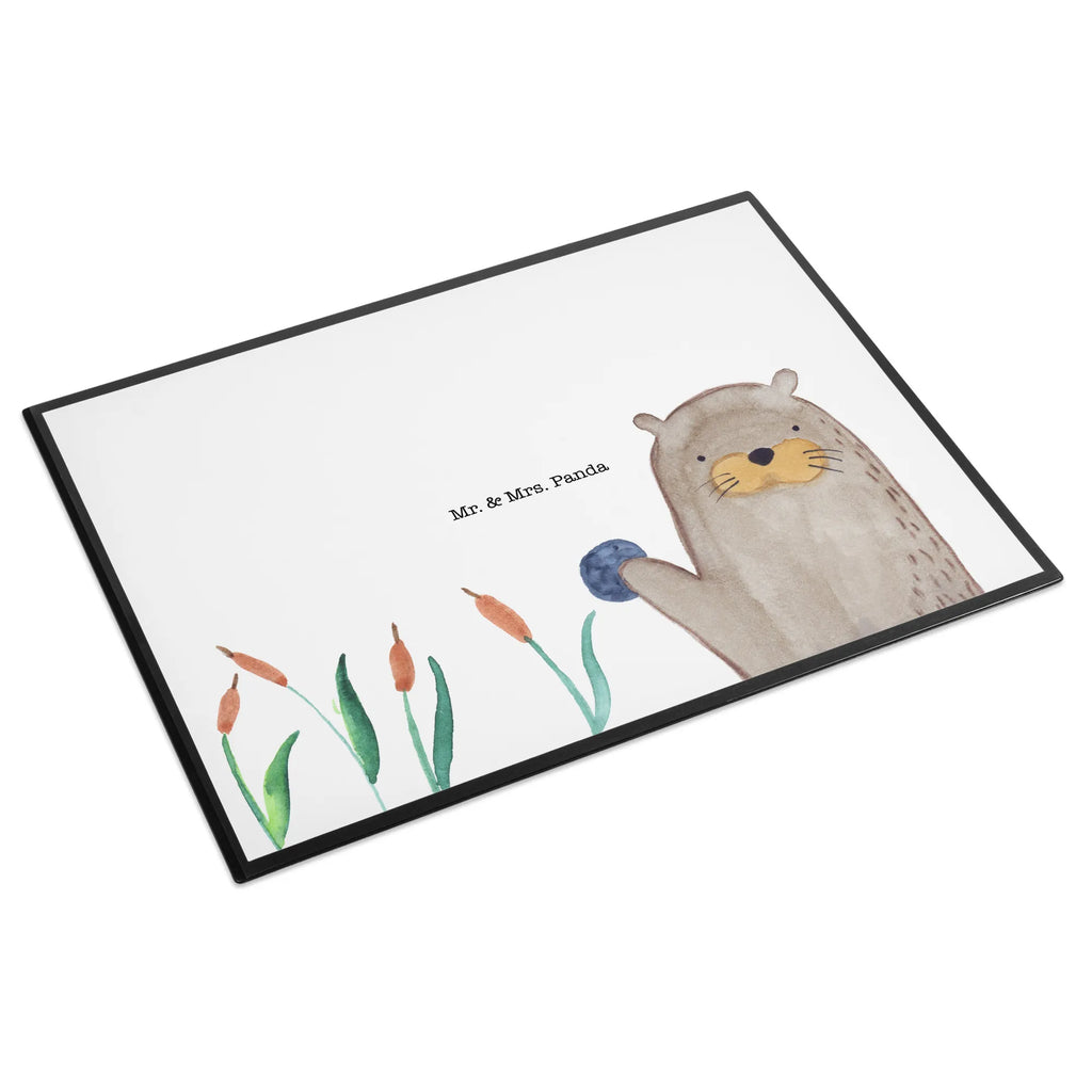 Desk pad otter Stone Schreibwaren, Schreibtischunterlage Groß, Büroartikel, Schreibtisch Unterlagen, Schreibtischauflage, Bürobedarf, Schreibunterlage, Otter, Fischotter, Seeotter, Otter Seeotter See Otter
