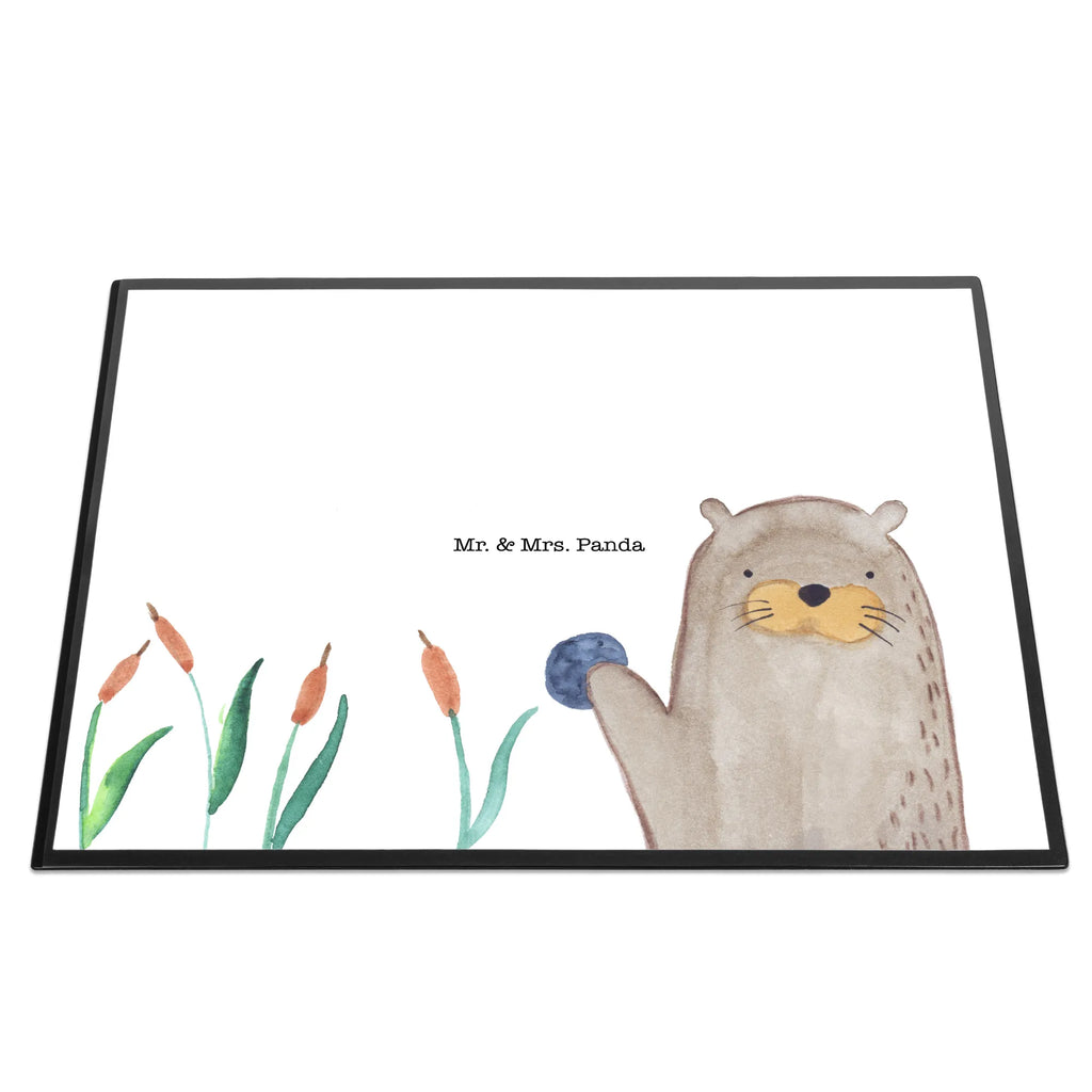 Desk pad otter Stone Schreibwaren, Schreibtischunterlage Groß, Büroartikel, Schreibtisch Unterlagen, Schreibtischauflage, Bürobedarf, Schreibunterlage, Otter, Fischotter, Seeotter, Otter Seeotter See Otter