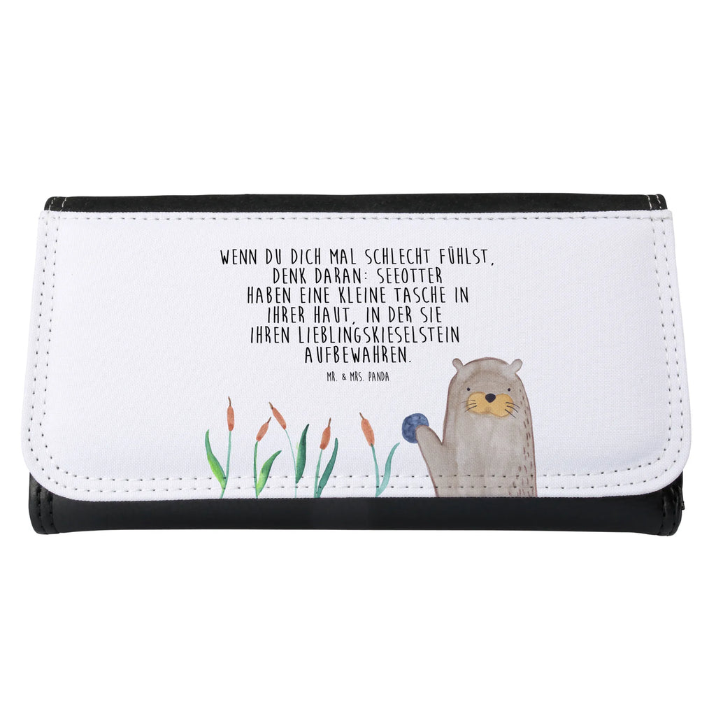 Portfel damski wydra kamień Kuna, wydra, morska wydra