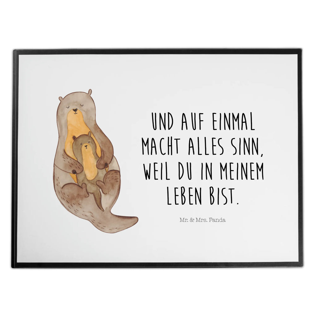 Schreibtischunterlage Otter mit Kind Schreibtisch Unterlagen, Büroartikel, Bürobedarf, Schreibtischauflage, Schreibwaren, Schreibunterlage, Schreibtischunterlage Groß, Otter, Fischotter, Seeotter, Otter Seeotter See Otter