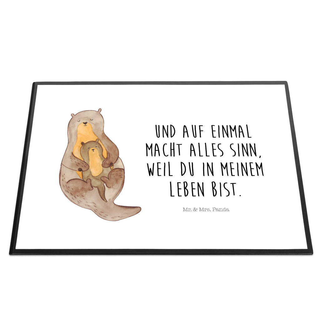 Schreibtischunterlage Otter mit Kind Schreibtisch Unterlagen, Büroartikel, Bürobedarf, Schreibtischauflage, Schreibwaren, Schreibunterlage, Schreibtischunterlage Groß, Otter, Fischotter, Seeotter, Otter Seeotter See Otter