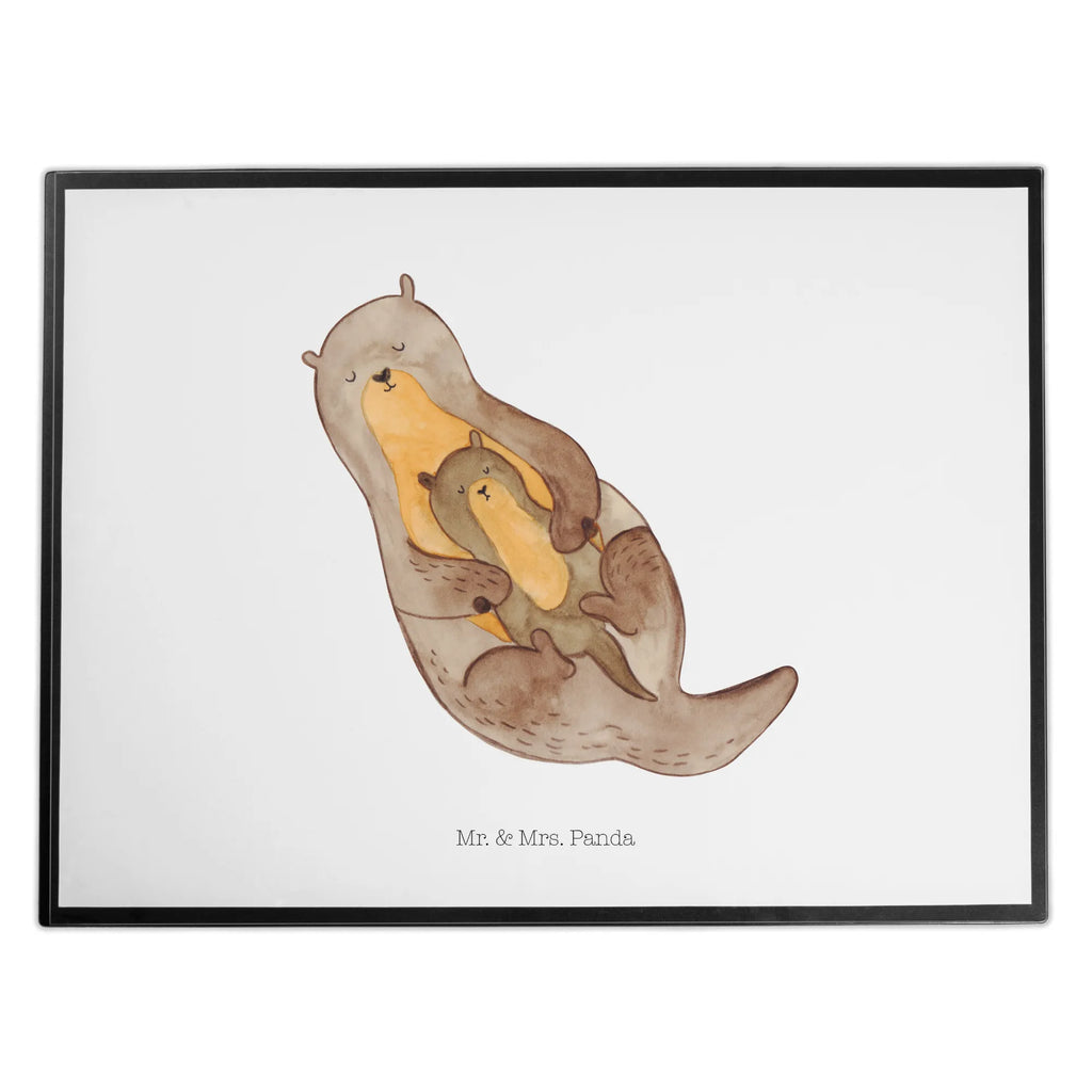 Schreibtischunterlage Otter mit Kind Schreibtisch Unterlagen, Büroartikel, Bürobedarf, Schreibtischauflage, Schreibwaren, Schreibunterlage, Schreibtischunterlage Groß, Otter, Fischotter, Seeotter, Otter Seeotter See Otter