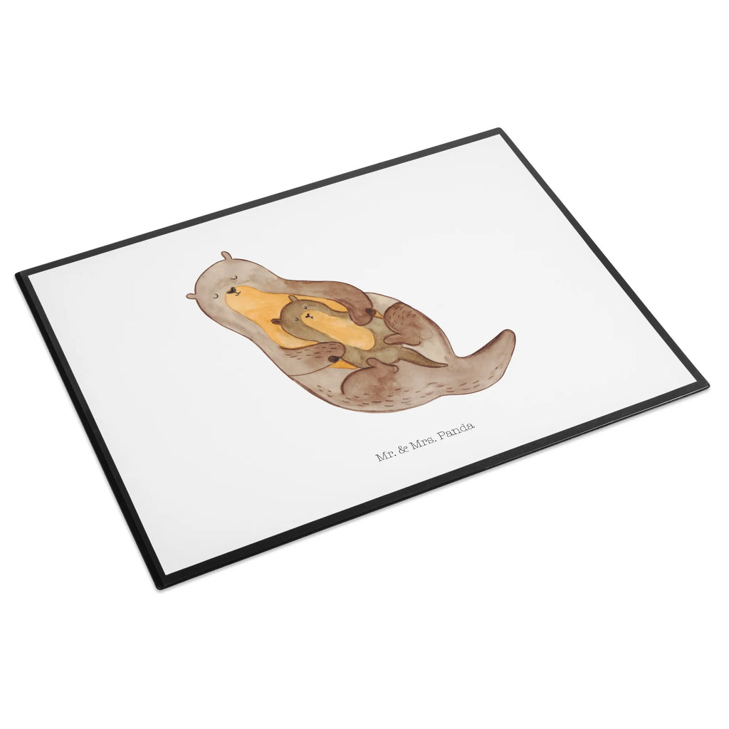 Schreibtischunterlage Otter mit Kind Schreibtisch Unterlagen, Büroartikel, Bürobedarf, Schreibtischauflage, Schreibwaren, Schreibunterlage, Schreibtischunterlage Groß, Otter, Fischotter, Seeotter, Otter Seeotter See Otter