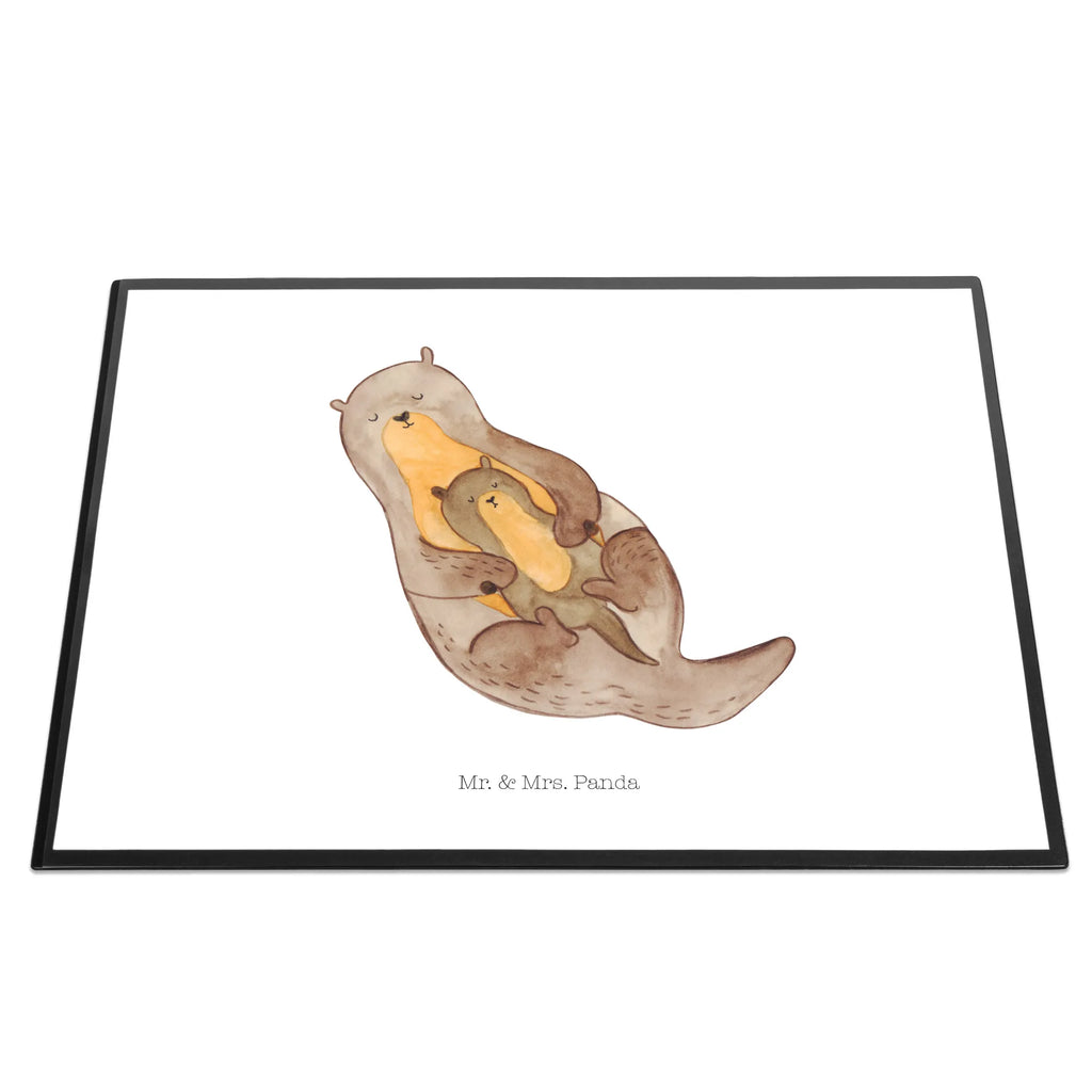 Schreibtischunterlage Otter mit Kind Schreibtisch Unterlagen, Büroartikel, Bürobedarf, Schreibtischauflage, Schreibwaren, Schreibunterlage, Schreibtischunterlage Groß, Otter, Fischotter, Seeotter, Otter Seeotter See Otter