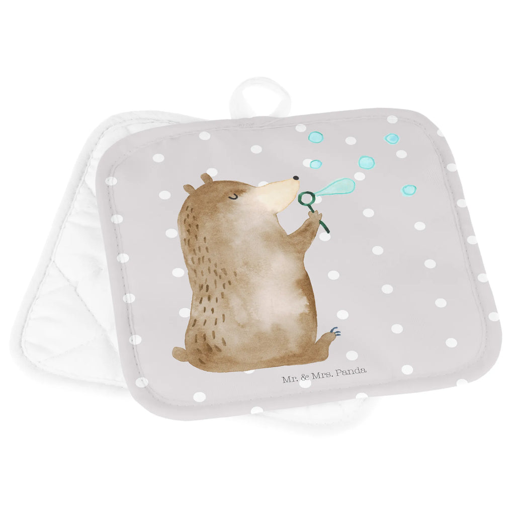 2er Set Topflappen  Bär Seifenblasen Topflappen Set, Topflappen lustig, Ofenhandschuh, Topflappenset, Topfhandschuhe, Topfuntersetzer, Topflappen, Schöne Topflappen, Topflappen 2er Set, Topflappen mit Spruch, Ofenhandschuhe, Topfhandschuh, Bär, Teddy, Teddybär, Seifenblasen Bär Lustig Sein Glücklich Traurig Happy