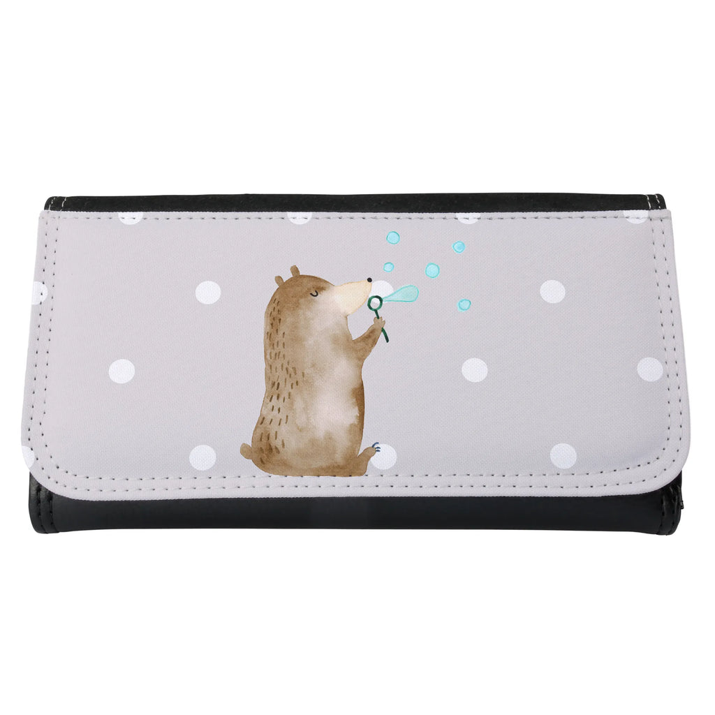 Ladies purse bear soap bubbles Ladies, Purse, XXL, Wallets, Wallet, Large, bear, teddy, teddy bear, cuddly toy, Soap Bubbles Bear Funny Being Happy Sad Happy