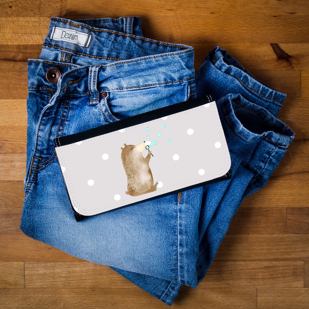Ladies purse bear soap bubbles Ladies, Purse, XXL, Wallets, Wallet, Large, bear, teddy, teddy bear, cuddly toy, Soap Bubbles Bear Funny Being Happy Sad Happy