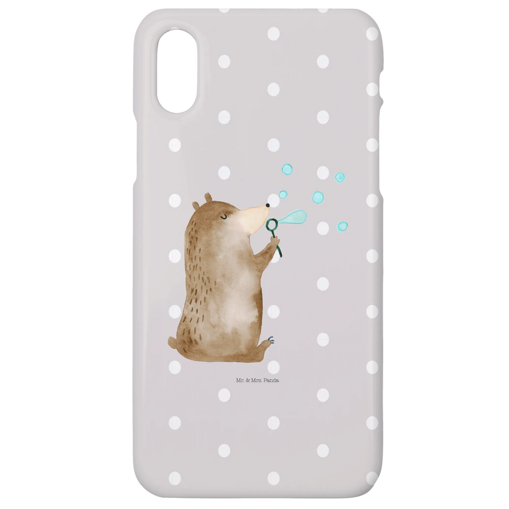 Handyhülle Bär Seifenblasen Handycover, Iphone 10, Handy Case, Handy, Iphone X, Hülle, Handyhülle, Cover, Bär, Teddy, Teddybär, Seifenblasen Bär Lustig Sein Glücklich Traurig Happy
