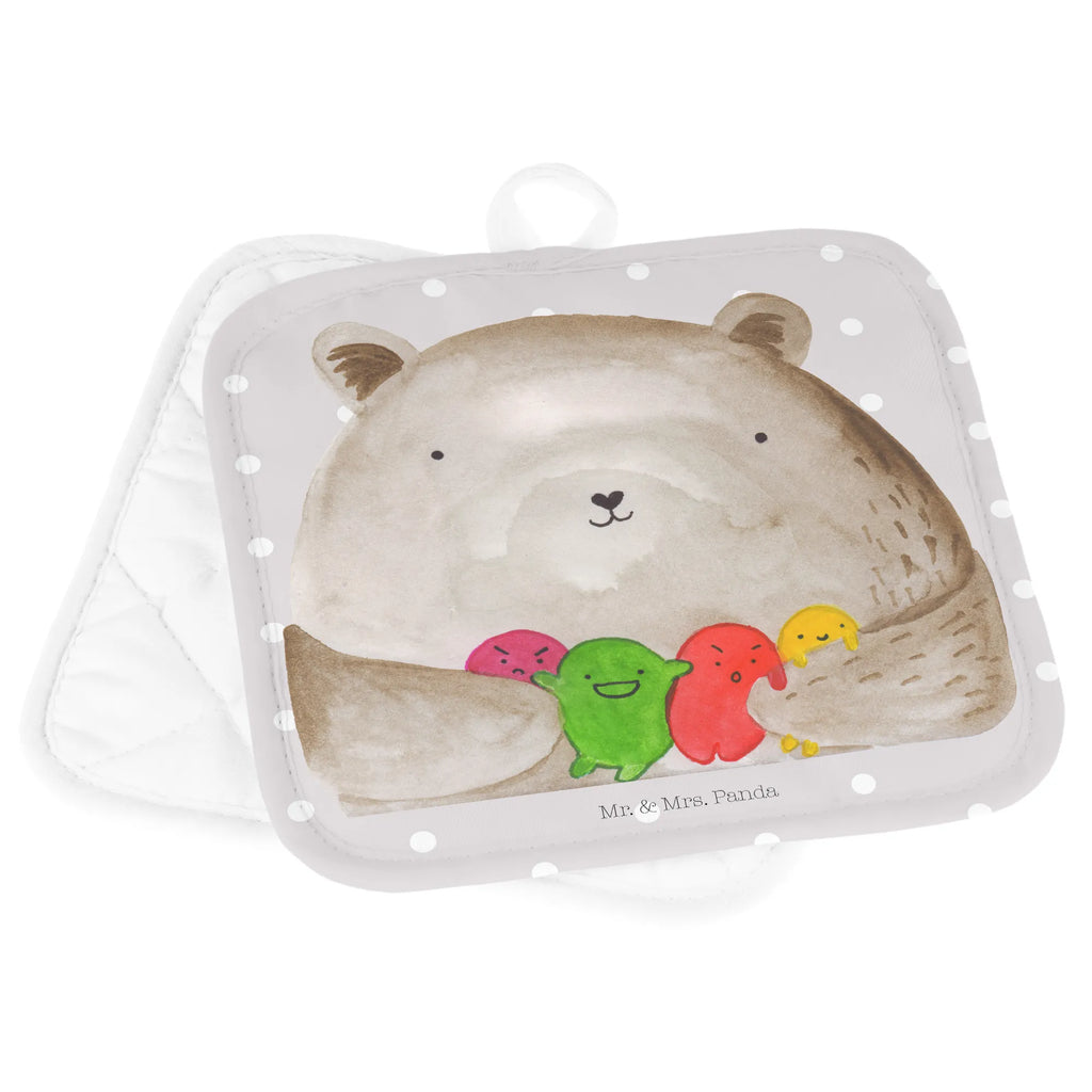 Pot holder bear Feeling potholders, oven cloth set, oven mitts, cooking, baking, oven glove, set, gloves, kitchen, bear, teddy, teddy bear, cuddly toy, Bear, Madness