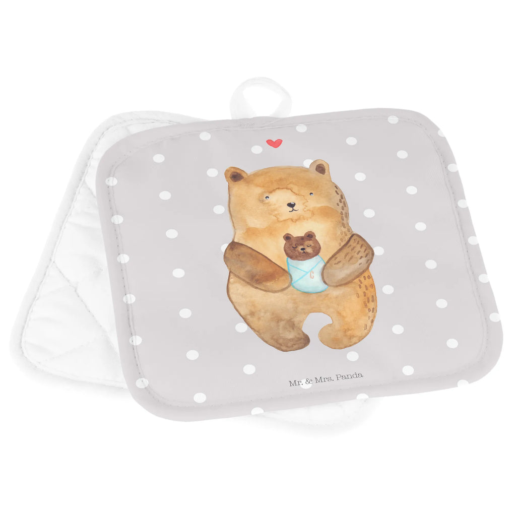 2er Set Topflappen  Bär Baby Topflappen 2er Set, Topflappen Set, Topflappenset, Topflappen, Topfhandschuhe, topfhalter, 2er Set Topflappen, Topfuntersetzer, Teddy, Teddybär, Bär, Täufling, Geburtstag, Geburt, Eltern, Nichte, Mutter, Baby, Glückwunsch, Taufe, Enkel, Enkelin, Neffe