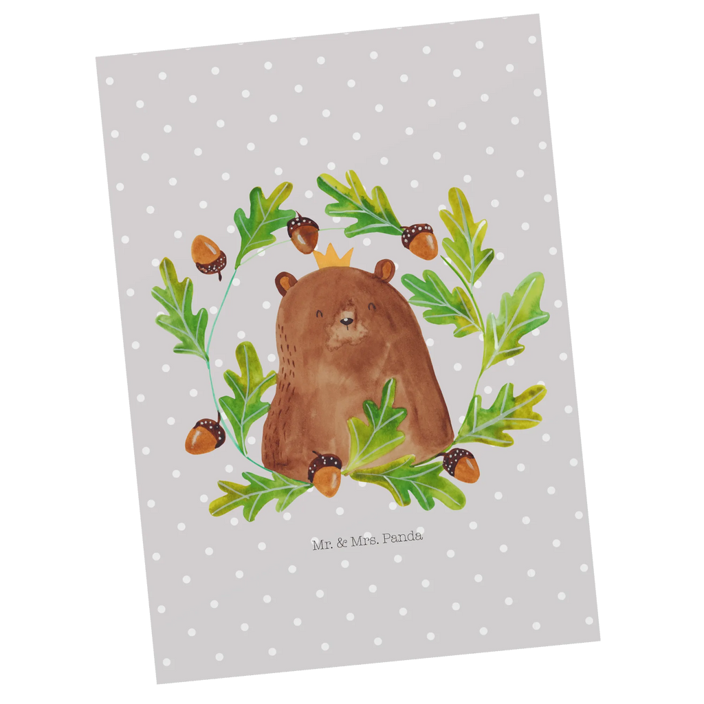 Pocztówka Niedźwiedź król Fotokarte, einzelkarte, Motivkarte, Ansichtskarten, Postkarte, Kunstkarten, bildkarte, Postkarten, kunstkarte, Grußkarte, Designkarte, spruchkarte, Ansichtskarte, Teddy, Teddybär, Bär, Vater, Bester Papa, Papi, Dad, Papa, Weltbester Papa, Vatertag, Papa Bär, Bester Vater, Daddy