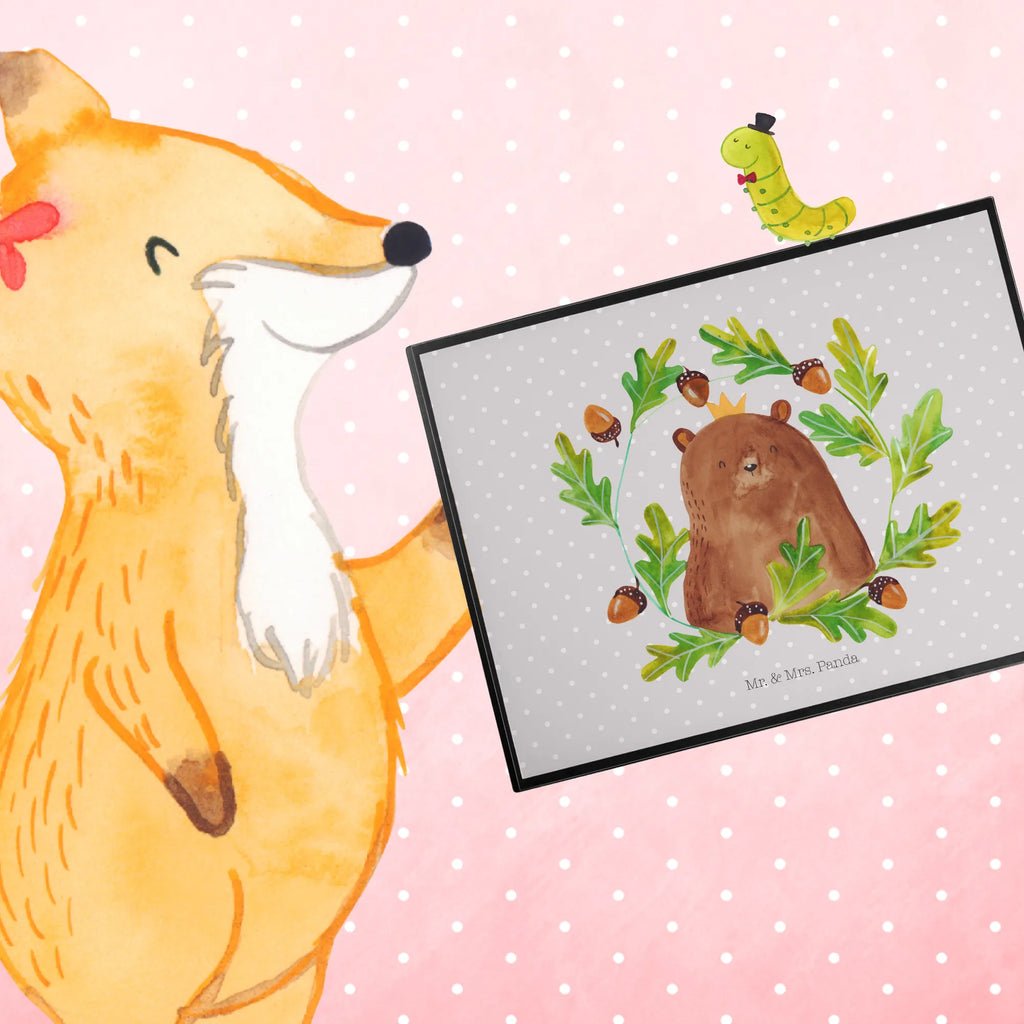 Podkładka na biurko Niedźwiedź król Schreibtisch Unterlagen, tischmatte, tischpad, arbeitsmatte, tischauflagen, tischauflage, Schreibtischauflage, Schreibunterlage, schreibauflagen, schreibauflage, tischmatten, schreibmatte, schreibtischmatte, schreibtischauflagen, tischpads, pultunterlage, schreibtischunterlagen, schreibtischunterlage, Schreibtisch Matte, arbeitsunterlage, Tischunterlage, Teddy, Teddybär, Bär, Papa, Papi, Papa Bär, Daddy, Bester Papa, Vatertag, Dad, Bester Vater, Weltbester Papa, Vater